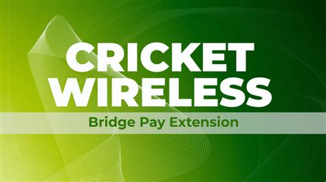 Set up BridgePay Extension in store or call Customer Care at 1-800-CRICKET (1-800-274-2538). . Bridge payment cricket
